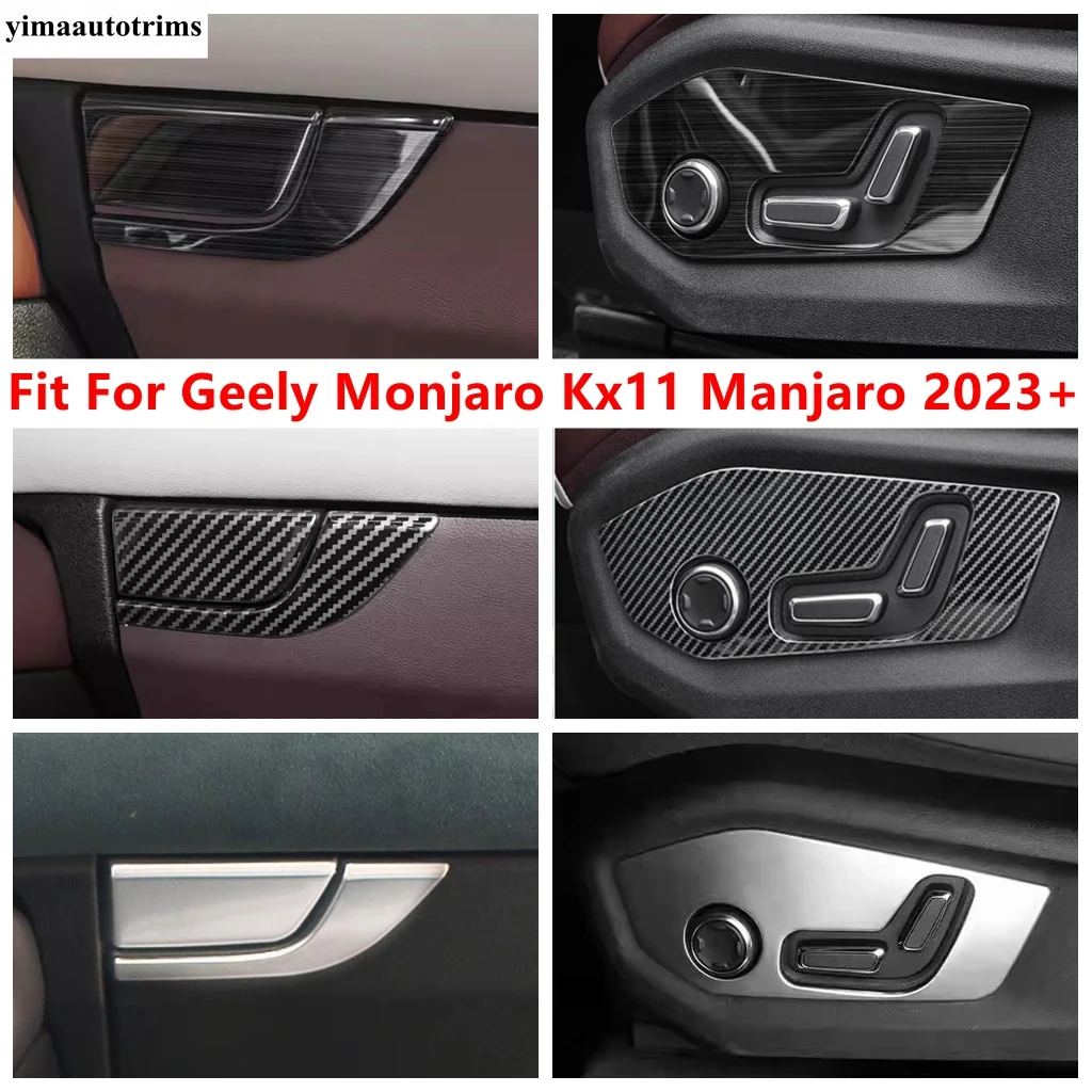 

Car Glove Box Sequins / Seat Adjust Button Panel Decoration Cover Trim Accessories Fit For Geely Monjaro Kx11 Manjaro 2023 2024