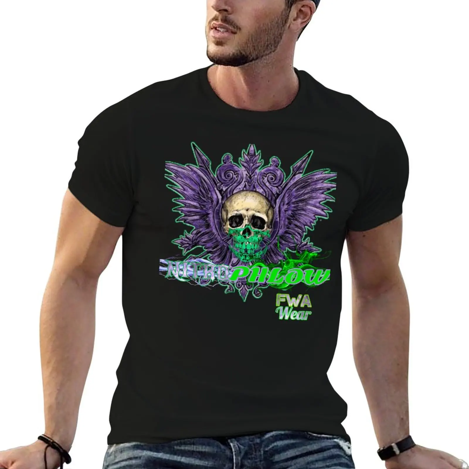 FWA NitroPhlow T-Shirt t shirt custom print men t shirt cotton 100% t shirt man casual T-shirt