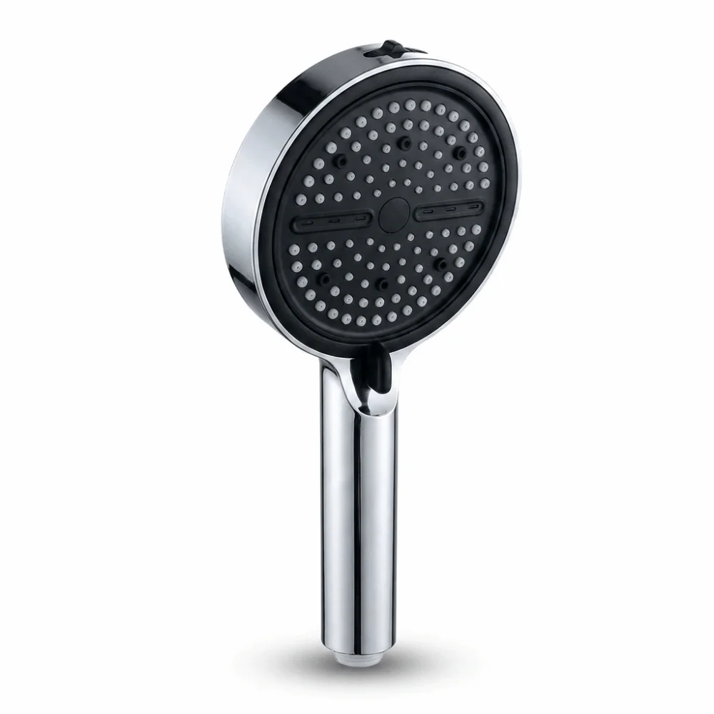 Big Panel Design Handheld Shower Head Extra-Wide Large Panel Pressure-Boosting Structure Massage Shower Head