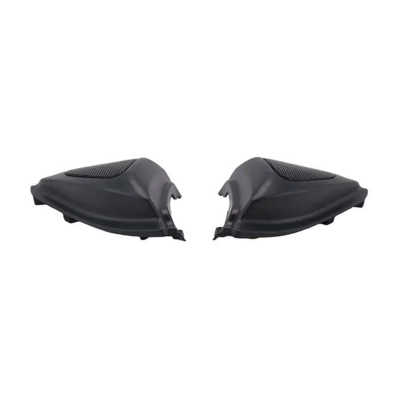 AMEXIAOXU  Car Door Panel Audio Horn Cover Tweeter Triangular Speaker Loudspeaker Cover Trim For Toyota Corolla 2003 2004 2005 2