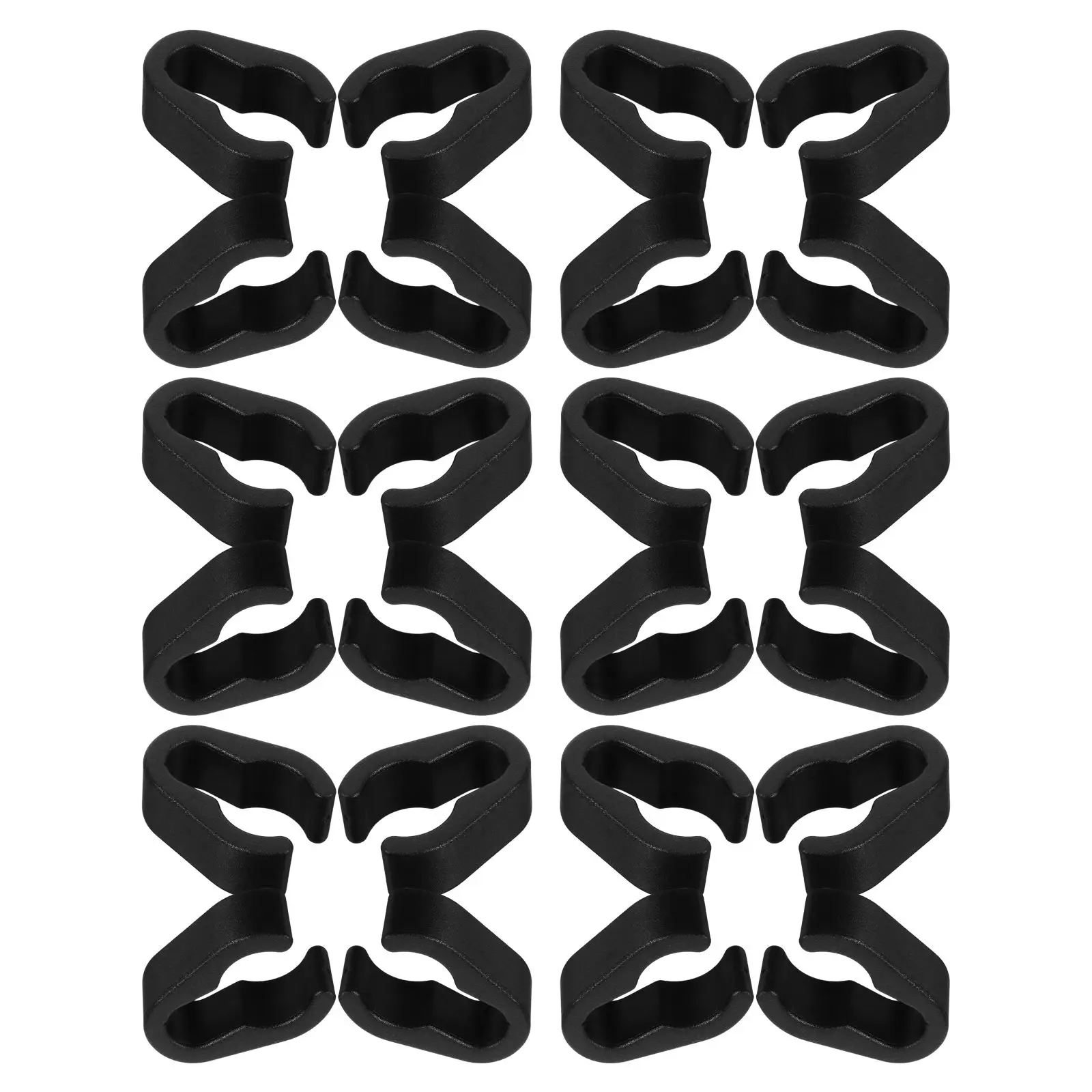 20 piezas soporte de micrófono accesorios Clips para soportes Cable Universal Flexible caída a tierra