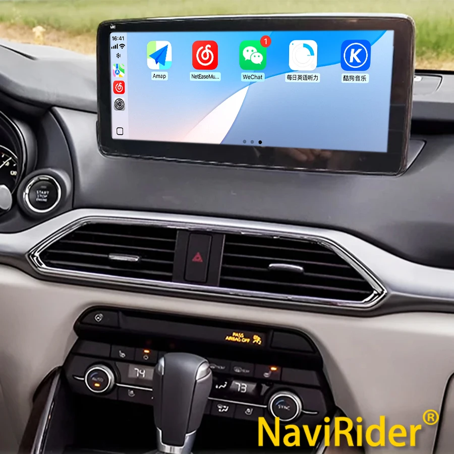 Pantalla Android de 10.25 pulgadas con sistema dual para Mazda CX9 2017-2022, radio para coche, Carplay, reproductor multimedia de video, GPS, navegación, estéreo para auto
