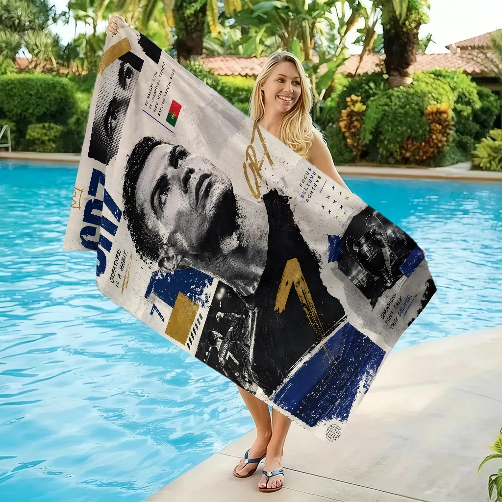 Football Star CR7 Retro Print - Camp Towel Microfiber recension och pris