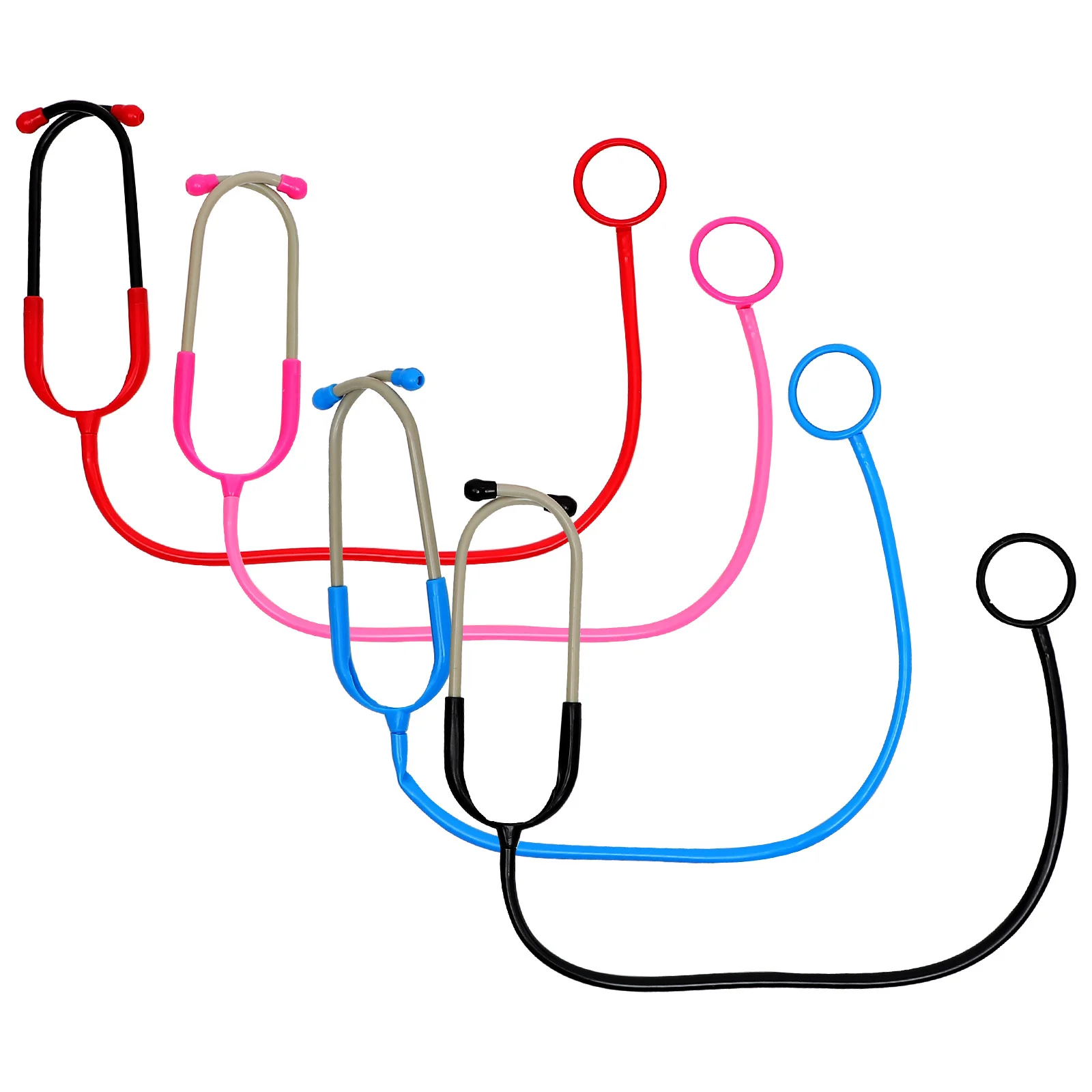 Pretend Play Stethoscope 4pcs Kids Doctor Role Play Toy Nursing Simulation Game Toddler Medical Learning Set