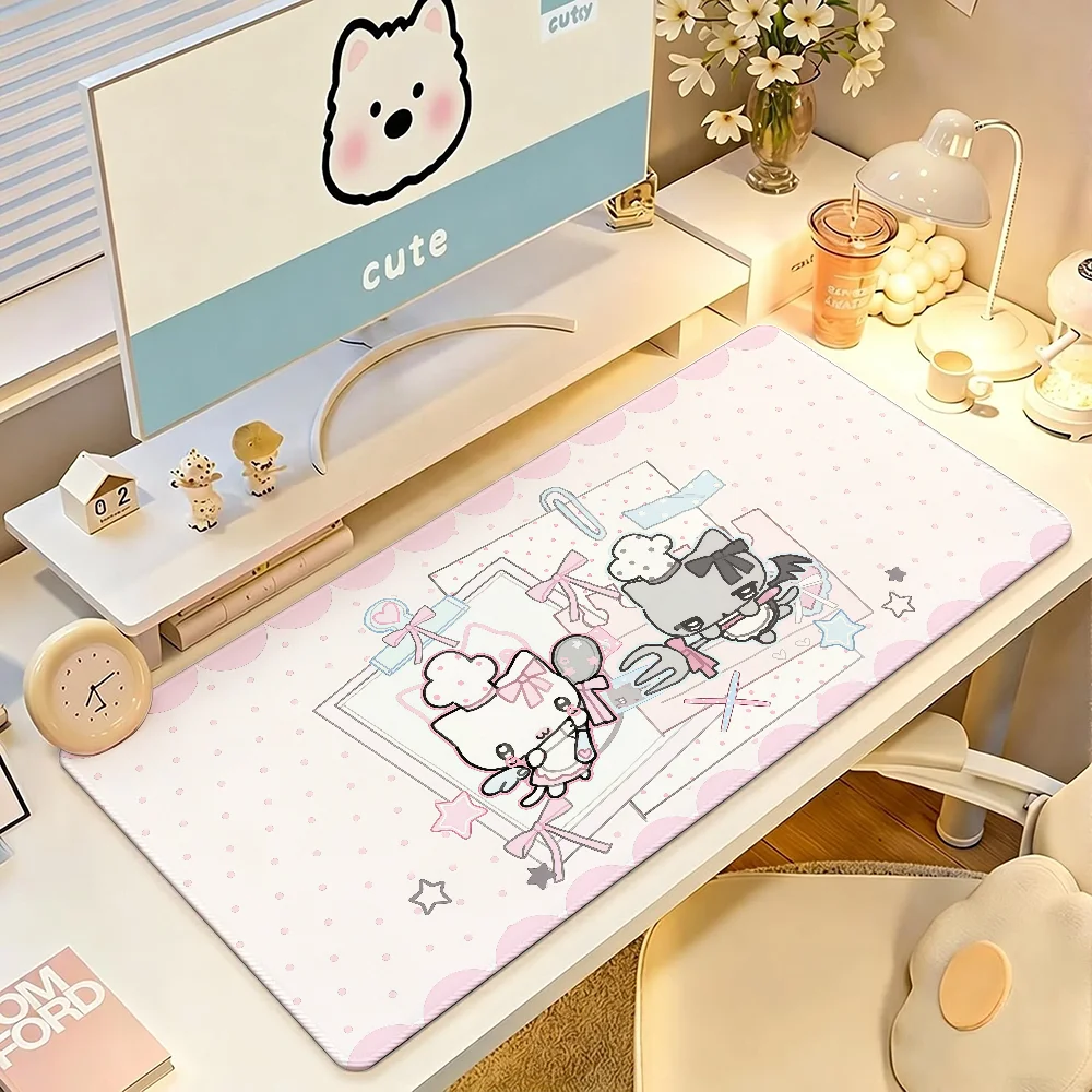Tapis de souris Polka Dots Cut - Laptop Accessories Pink avis et prix