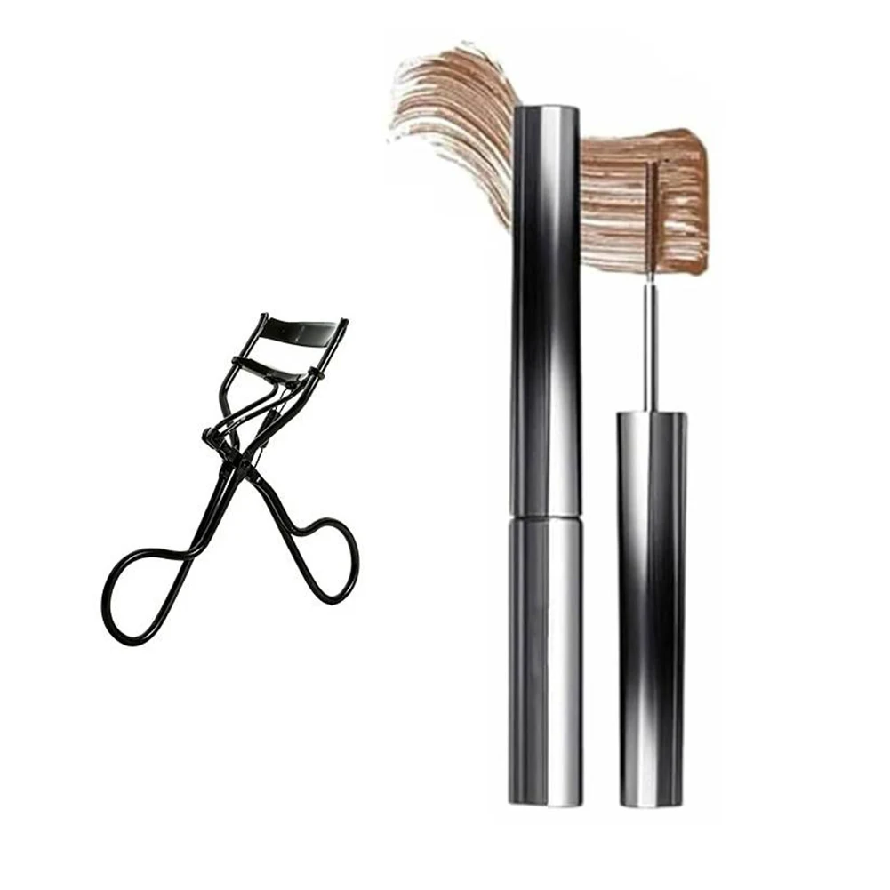 洗えるメタルマスカラ まつげカーラー付き アイロンワンドマスカラ 防水メタルマスカラ 長持ちし、汚れにくい