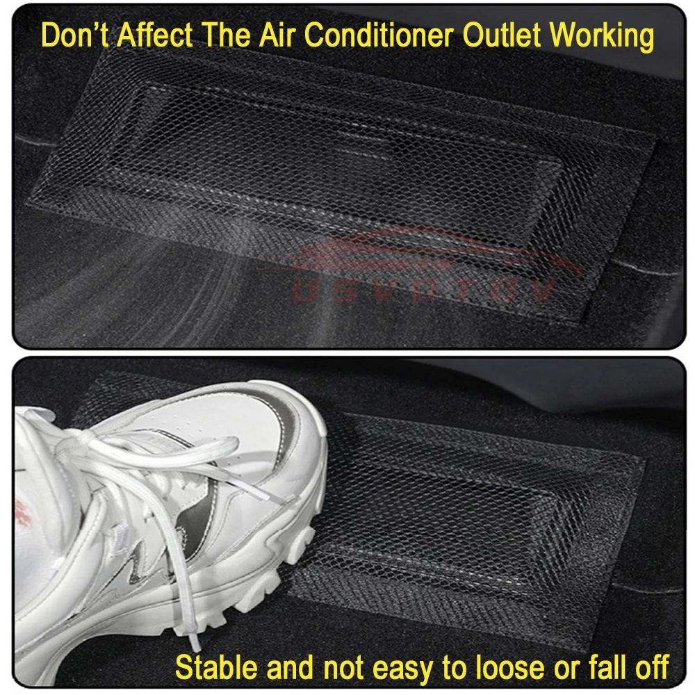 For Tesla Model 3 Y Highland Air Vents Cover Under Seat Outlet Protector Anti-blocking Dust Mesh 2024-2021 Interior Accessories image 4