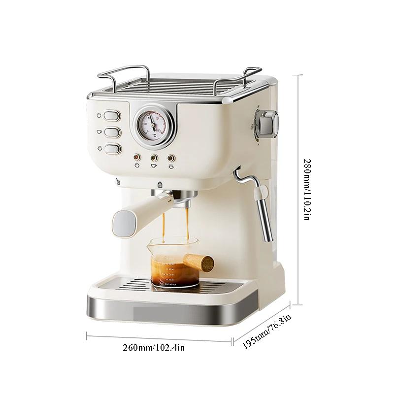 Máquina de café expreso Máquina de café expreso de 20 bares para amantes del café con capuchino y latte