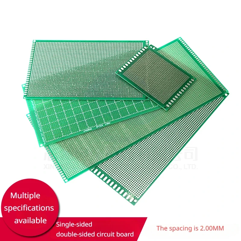 Placa PCB universal de una o dos caras, 2mm, 9x15cm, 6x8, 20*30cm, estañada