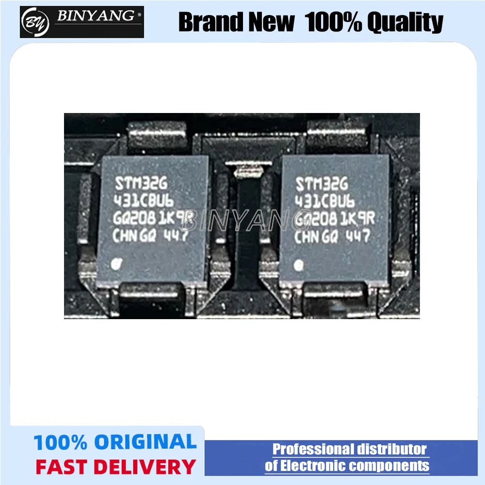 Original STM32G431CBU6 UFQFPN-48 ARM 32-bit microcontroller-MCU