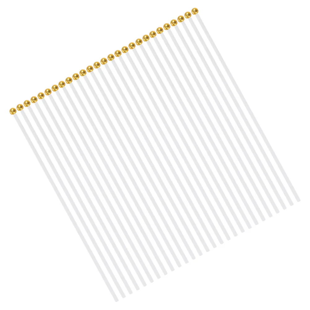 

100pcs Plastic Flagpole Sticks for Mini Festive Decorative Replacement Parts H held Flagpole Accessories Party Flag Sticks