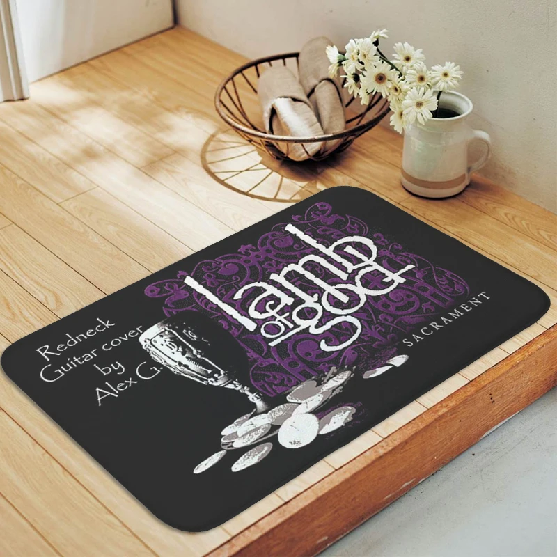 

Bedroom Floor Mats L-Lamb of G-God Balcony Corridor Carpet for Kitchen Doormat Entrance Door Hallway Bath Rug Home Decor Items