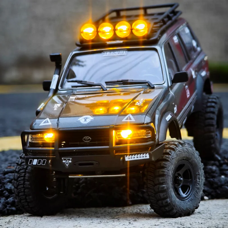 FMS 1/18 LC80 FCX18 RC Cars Land Cruiser Electric Climbing Car 4WD Off-Road Vehicle Brush Toyota Simulation Car Model Toys Gifts