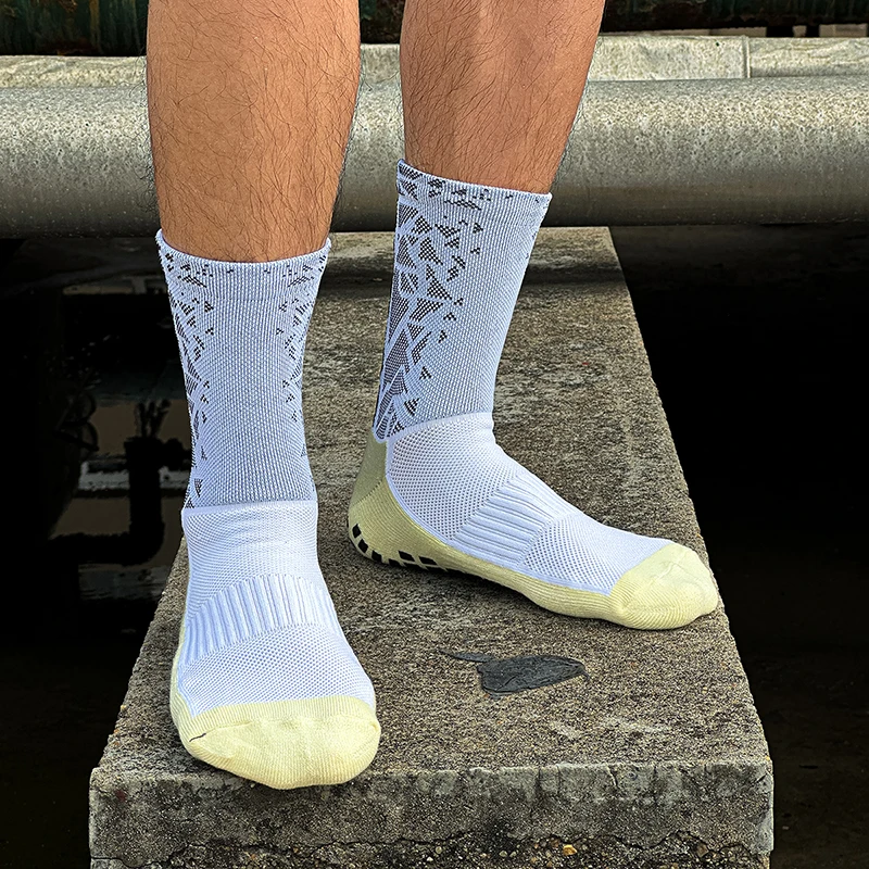 Professional Anti-Slip Football Socks, Ease Legs Fatigue, Breathable Mid-calf Socks