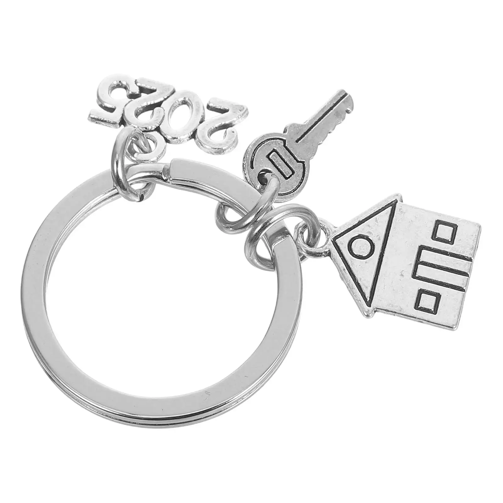 Housewarming Keychain Zinc Alloy New Compact Portable Decorative Pendant Ideal Gift Friends Family Clients