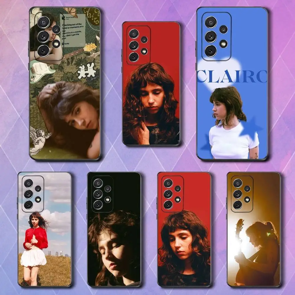 

C-Clairo Singer C-Charm Phone Case For Samsung S25,S24,S23,S22,S21,S20,S10,Ultra,Plus,Lite,FE,Soft Silicone Black Cover