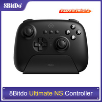8BitDo - Ultimate Wireless Bluetooth Gaming Controller with Charging Dock for Nintendo Switch 1, 2 and PC, Windows 10, 11, Steam