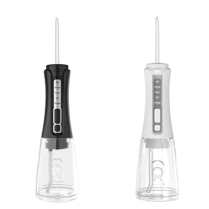 المحمولة عن طريق الفم الري 4 طرق الأسنان نظافة جهاز تنظيف الأسنان بالماء قابلة للشحن 300 مللي خزان المياه النفاثة الخيط خلة أسنان 5 طائرة تلميح
