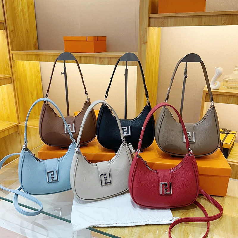 

Stylish Women's Handbag Crossbody Bag With Genuine Leather From Luxury Brand Famous Designer Classic Elegant