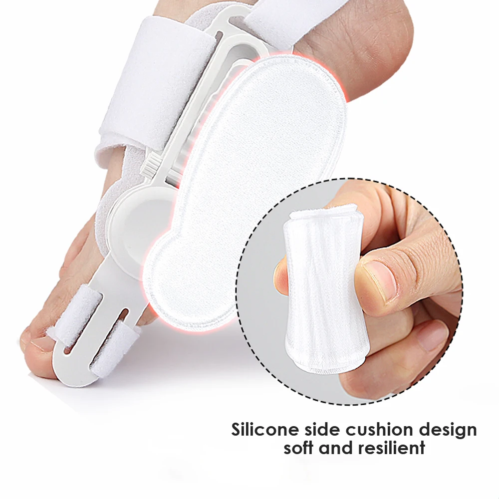 Hallux Valgus Corrector Thumb Straightener Adjustable Bunions Toe Foot Finger Separator Pain Relief Foot Care Day And Night Use