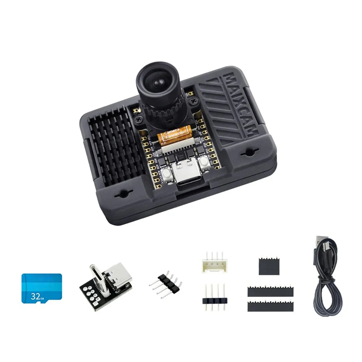 مجموعة لوحة تطوير ABAN MaixCAM NPU RISCV AI منفذ تسلسلي صوتي مرئي WIFI6 SG2002 مع كاميرا 4 ميجابكسل تدعم Python/C++ A