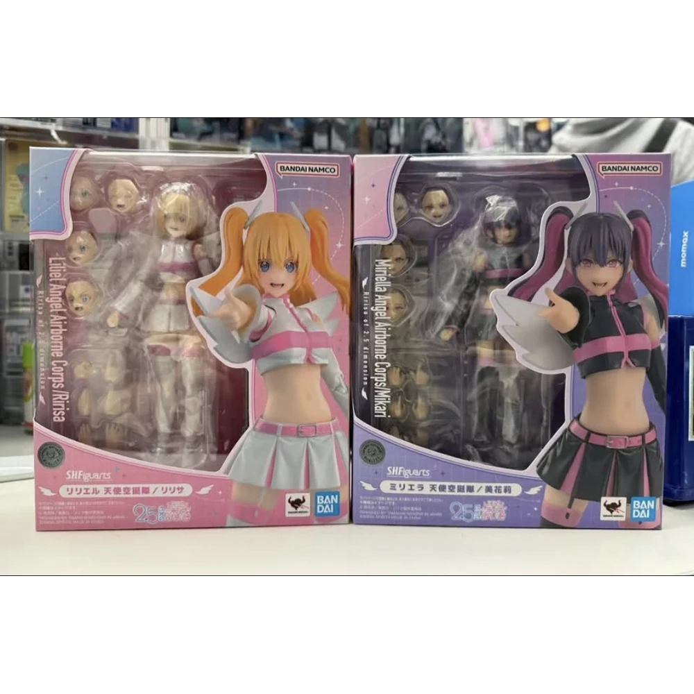 

IN Stock Original Bandai S.H.Figuarts 2.5 Dimensional Seduction Mikari Tachibana Ririsa Amano Angel Airborne Corps Action Figure