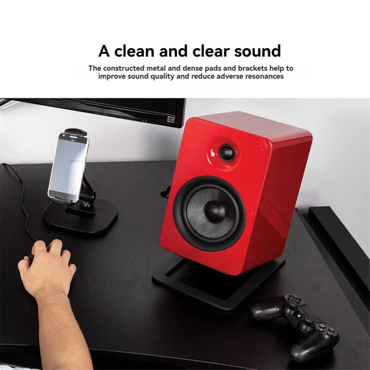 

2025+ Настольная подставка для динамика Базовая компьютерная подставка для динамика HIFI с амортизацией и улучшенным качеством звука