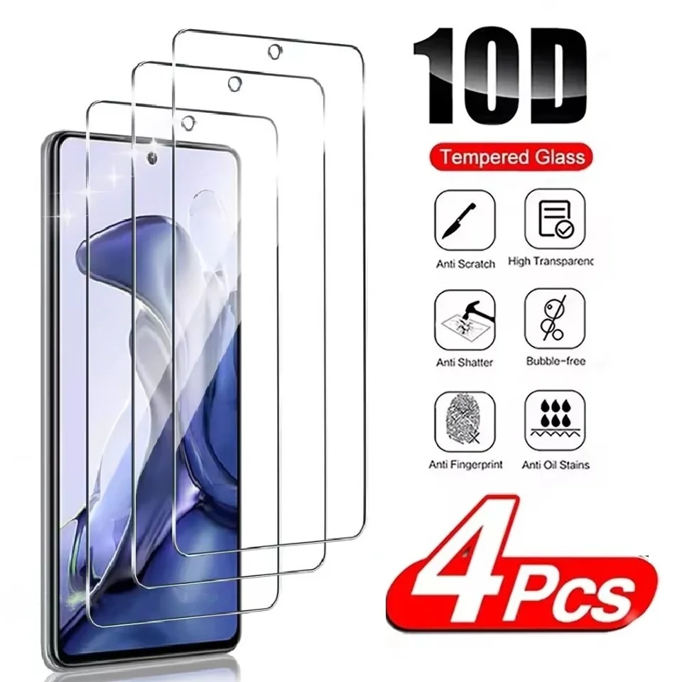 4Pcs Screen Protector For Xiaomi Redmi Note 13 14 12 11 12s 10 8 9 Pro 14C 12C 13C Glass Redmi Note 13 Pro 5G Tempered Glass
