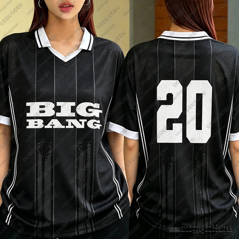 Koreanisches Kpop Big Bang 2026 Weltkonzert-Tour Mesh-Jersey für Frauen, Fangeschenk, Sport-Kurzarmshirt, TAEYANG G-DRAGON Fans Y2K Tops – Detail 6