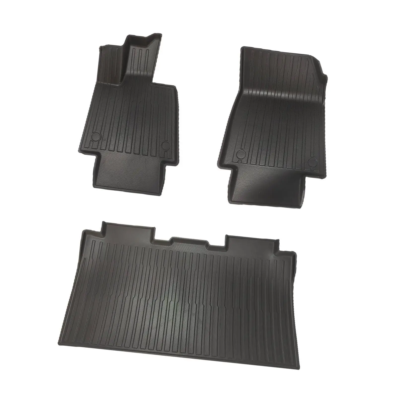 

3 Pieces Floor Mats Nonslip Replaces Interior Decoration Garage Spare Parts TPE Floor Mat for Cybertruck Pickup Truck