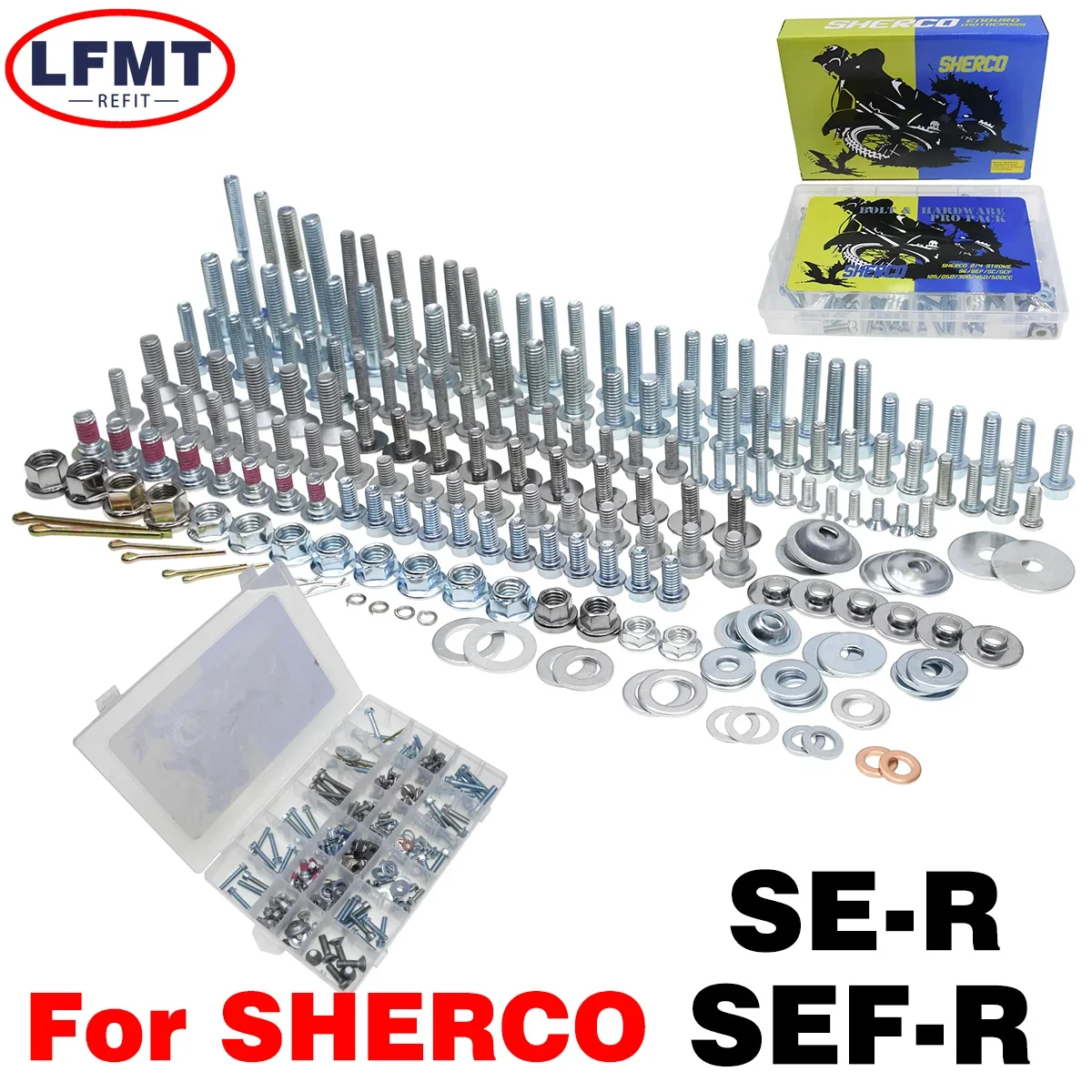 

Motorcycle screw bolt repair rescue mending Full tool kit Fastener For SHERCO SER SEFR SE SEF Factory 125 250 300 450 Dirt Bike