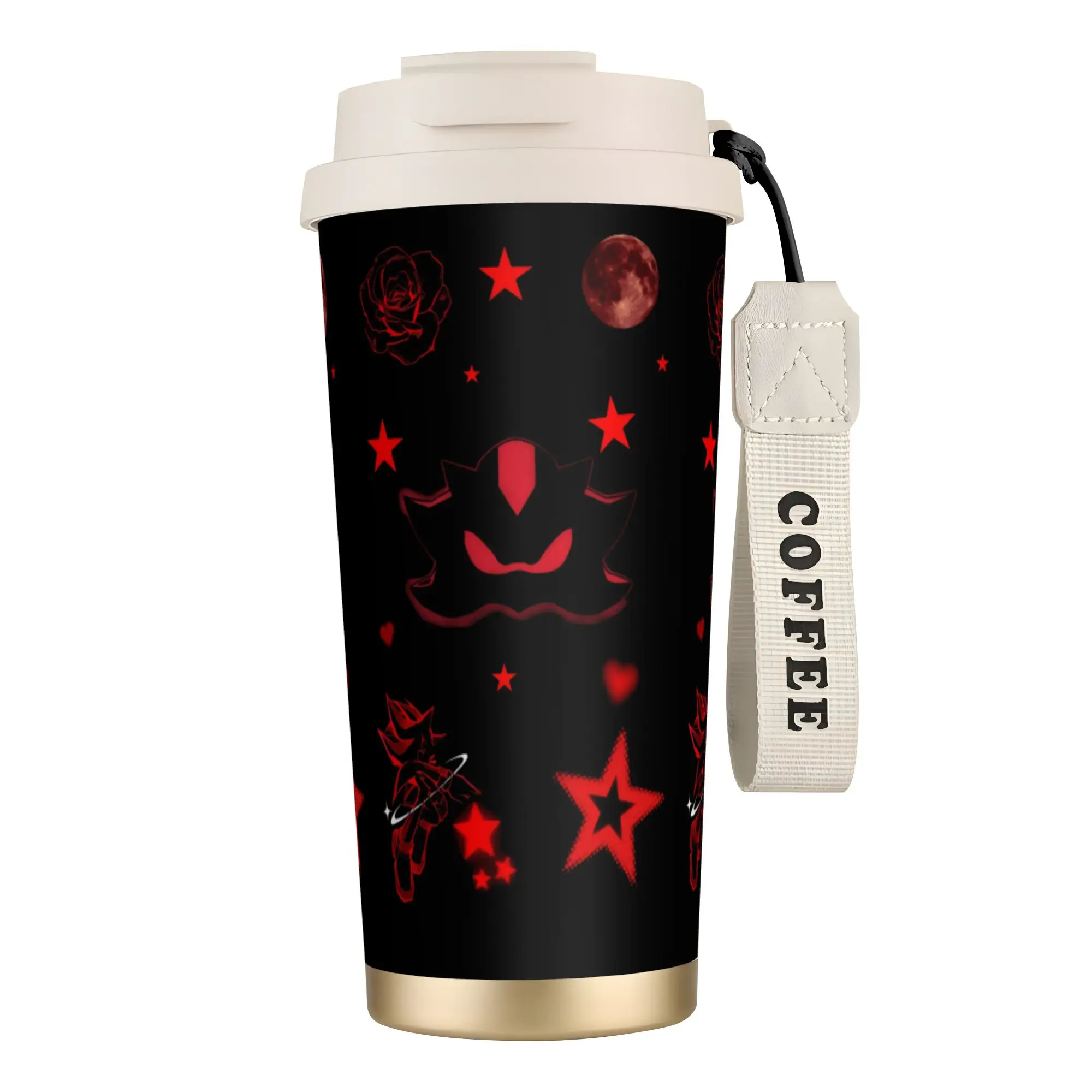 S-Shadow The Hedgehogs Stainless Steel Coffee Cup Cartoon Thermal Cup Car Mugs Spill Proof