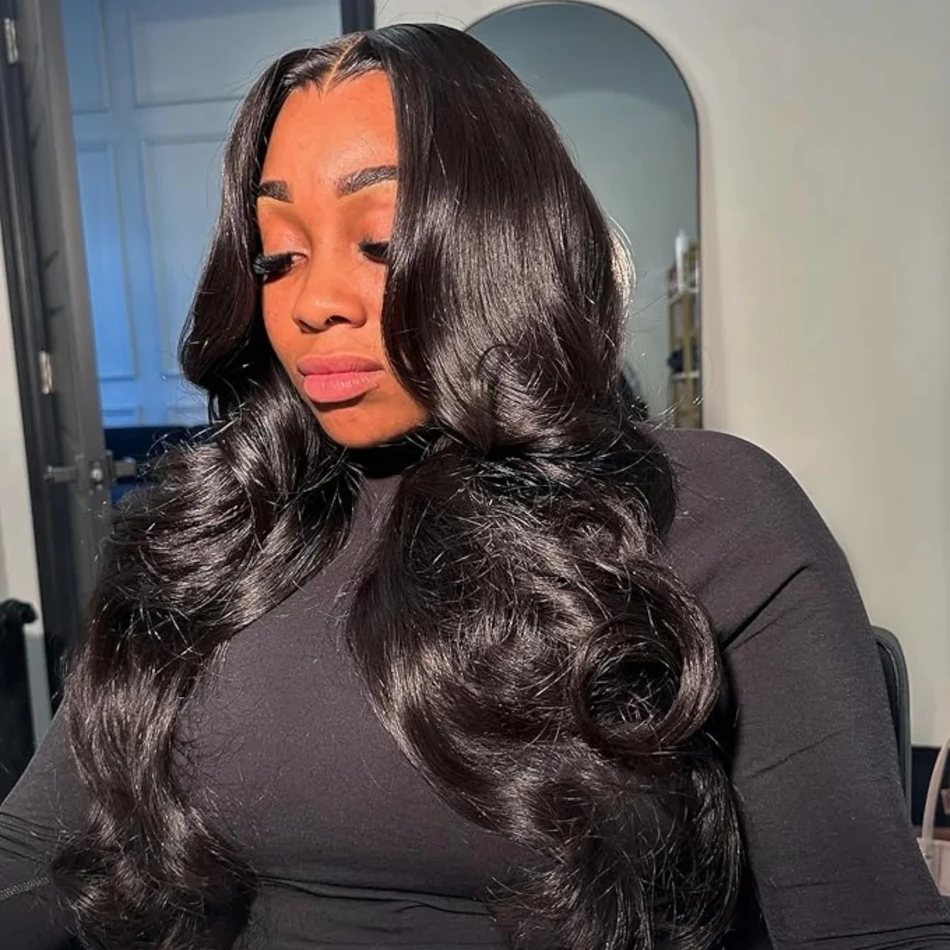 

150 180 Density Body Wave 30 40 Inch Lace Front Brazilian 13x6 Pre Plucked HD Lace Frontal Wig 13x4 Human Hair Glueless Wigs