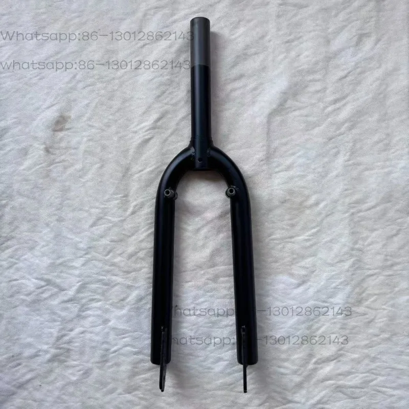 2025 New 20 Inch BMX U-Brake Front Fork, Standard Steel Bicycle Fork