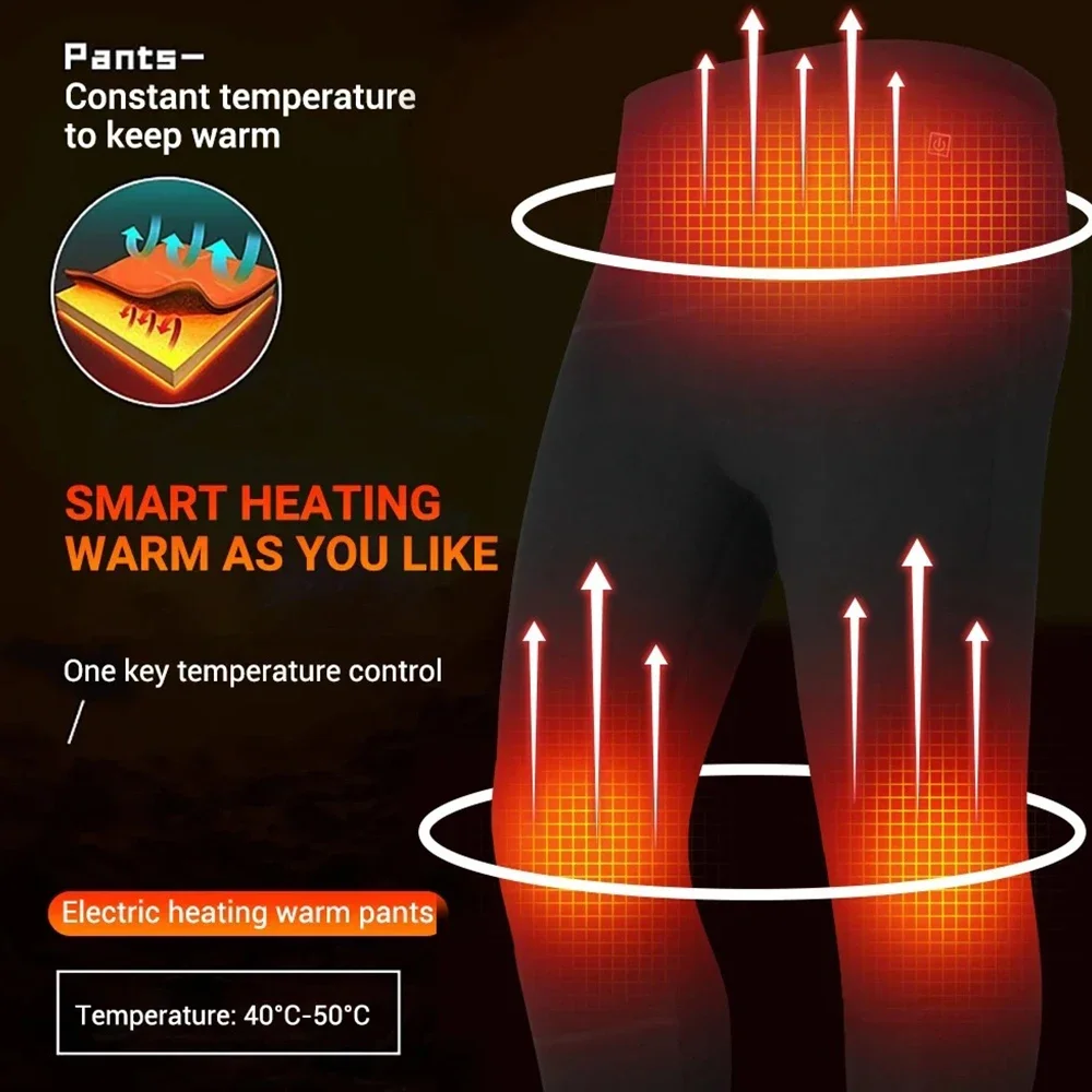 Sous-vêtement thermique auto-métropolitain pour hommes et femmes, veste de ski électrique, vêtements de snowboard, 28 zones métropolitaines, hiver