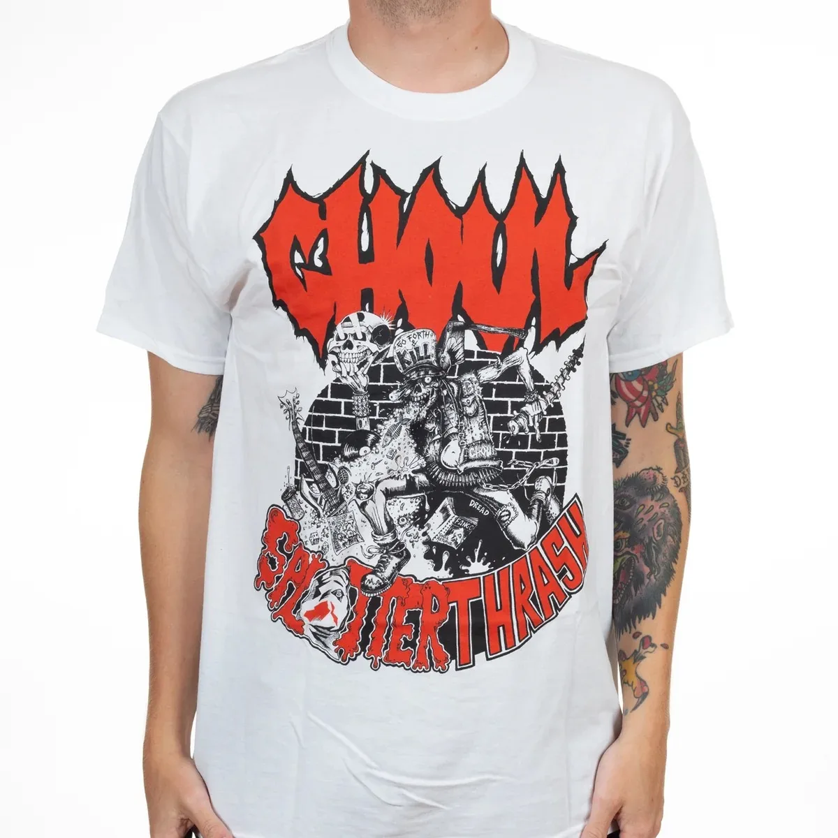 Horror Skull Prayer Hand Ghörnt As Your Casket Closes Print T Shirt, Black Metal Fan Collectible Unisex Tee
