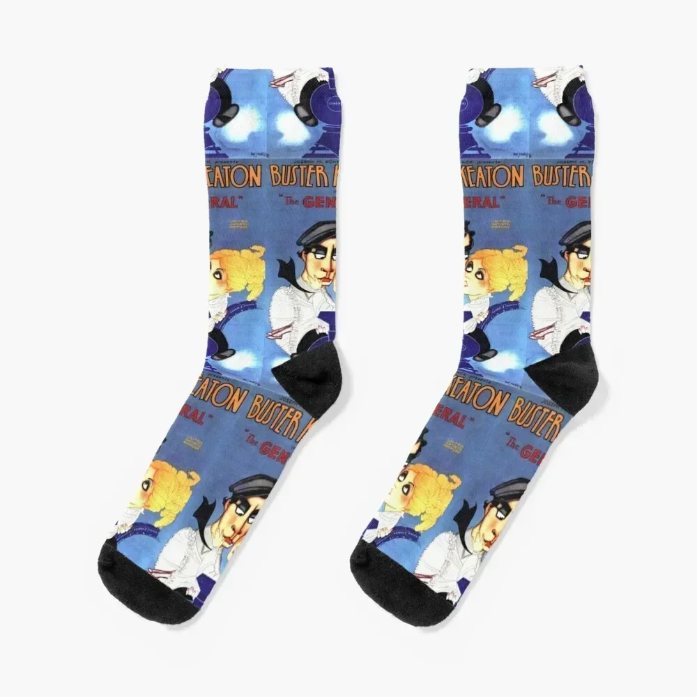 

Vintage Movie Poster Buster Keaton Socks loose custom Mens Socks Women's