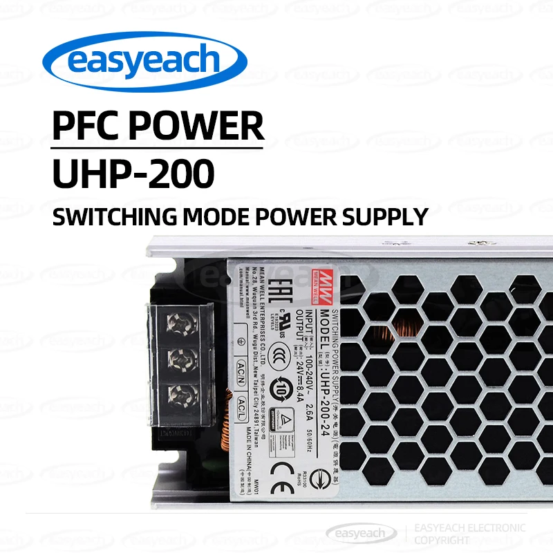 

MEAN WELL UHP-200 R/A Switching Power Supply 3.3V4.2V5V12V15V24V36V48V55V W Single Group RSP Enclosed pfc Power Supply