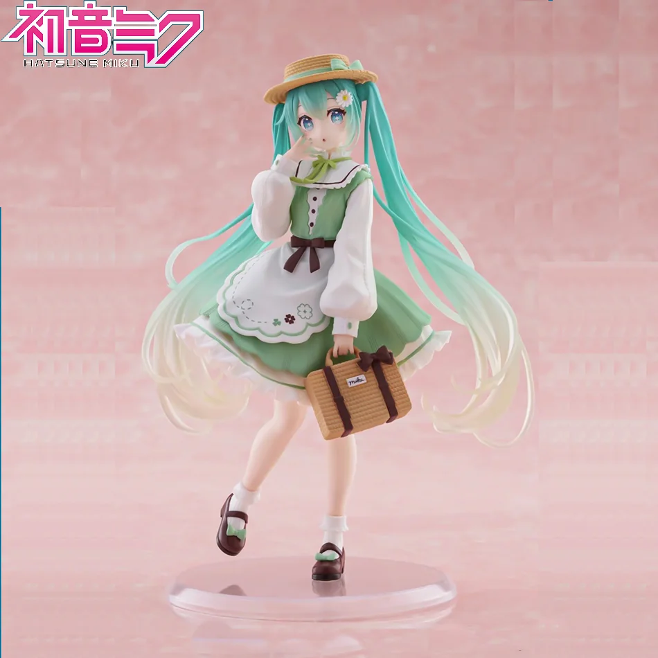 Hatsune Miku Desktop Cute Action Figure 20 cm Fashion Country Ver. Figurina anime Kawaii Girl Model Toy - Decorazione adorabile