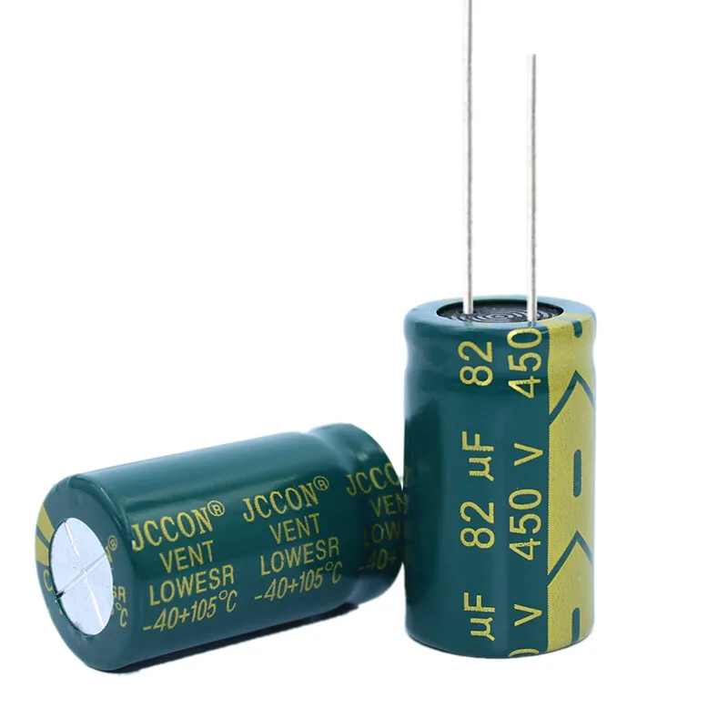 1/5/10pcs 450v82uf Aluminum electrolytic capacitor Power adapter inverter 18x30