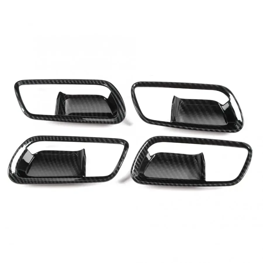 

Carbon Fiber Style ABS Interior Door Handle Cover Trim Fits for Toyota Prius Hatchback 2019-2020 Car Accessories Interior