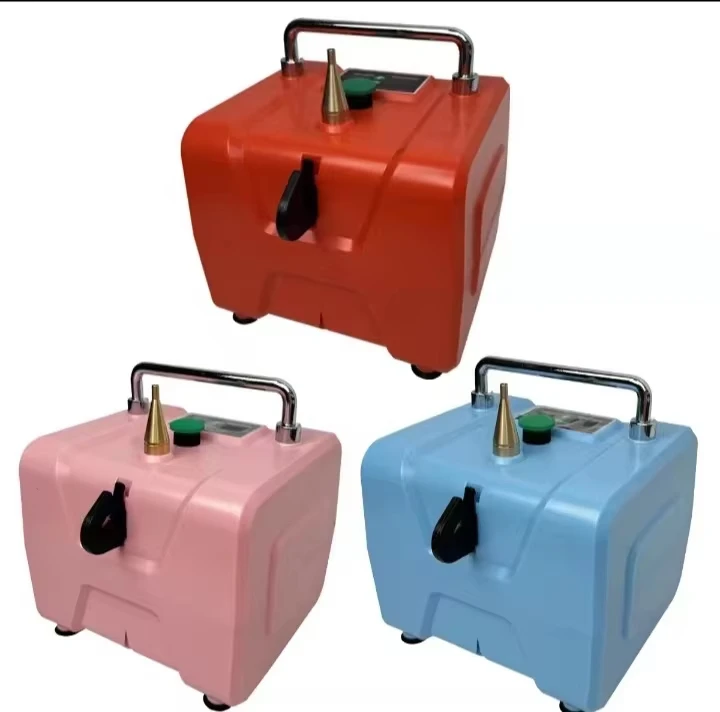 Outdoor Air Pump CD-616 Rechargeable Portable Long-Shape Double-Set Magic Balloon Quantitative Inflator Plastic Boxed