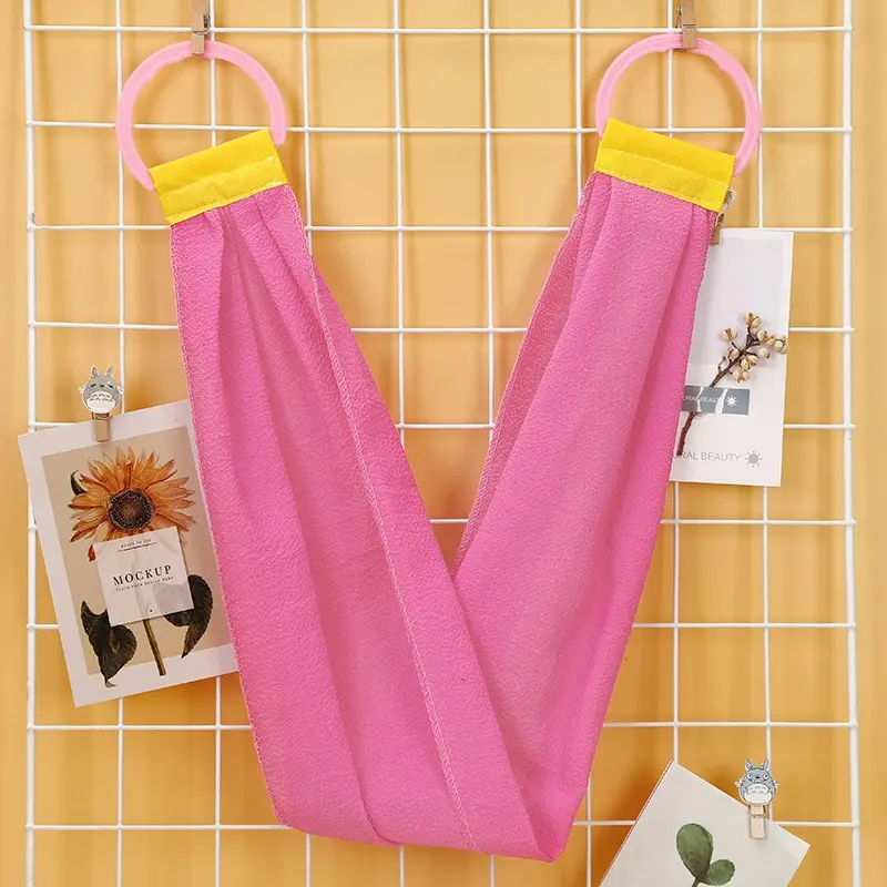 

Bath Washers A Long Back Pulled Stripping and Scrubbing Bath Towel for Rubbing Wash and Rub DirtExfoliating Spa Tool