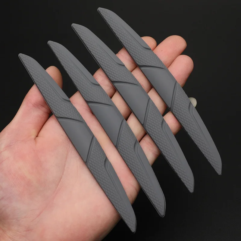 Protetores de Borda de Porta de Carro, Adesivos de Silicone para Proteção Lateral, Faixa de Proteção para Espelho Retrovisor