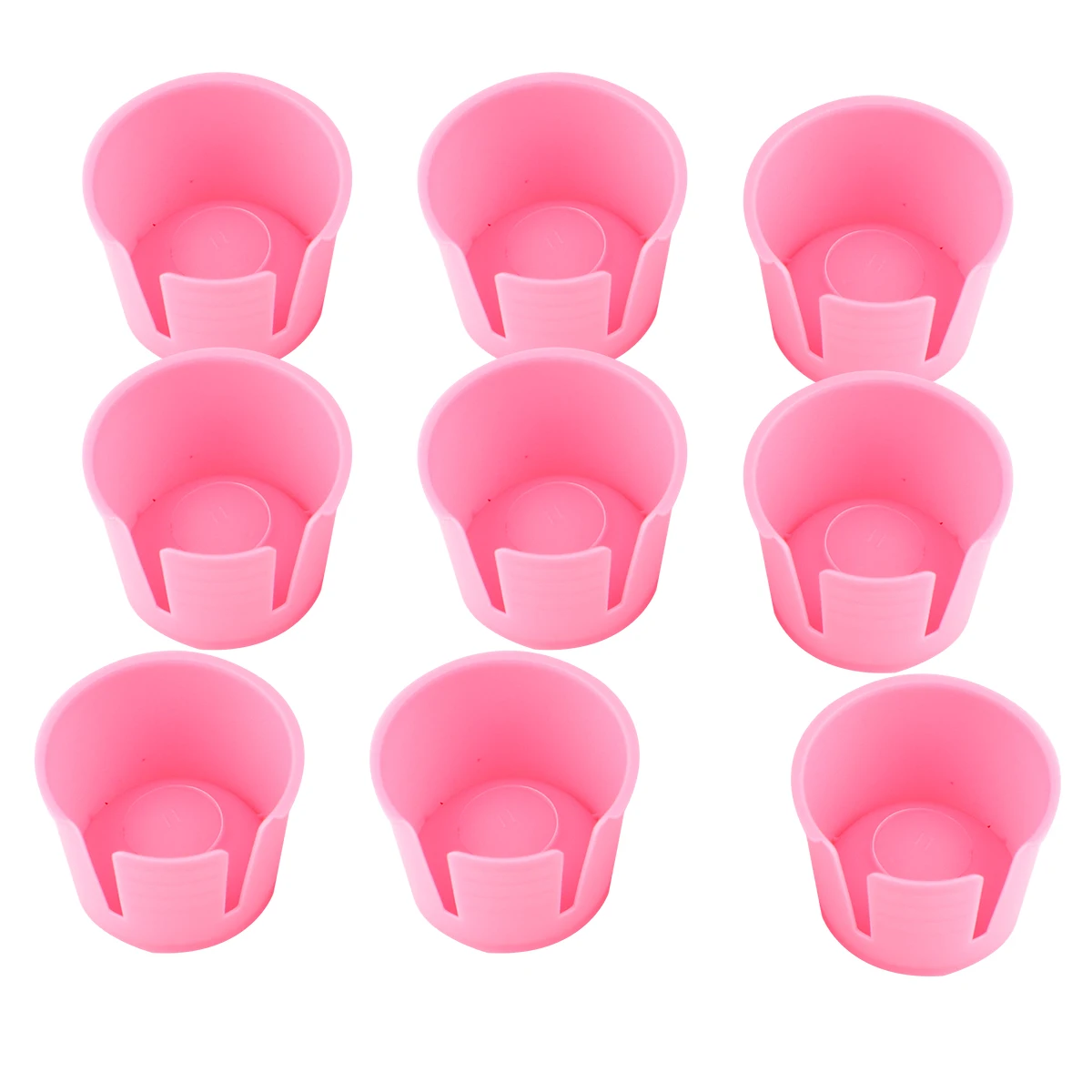 

50pcs Gypsum Mixing Bowl Plastic Dappen Dishes Plaster Large Clear Dental Silicone Cup Reusable Easy Clean Lightweight Portable