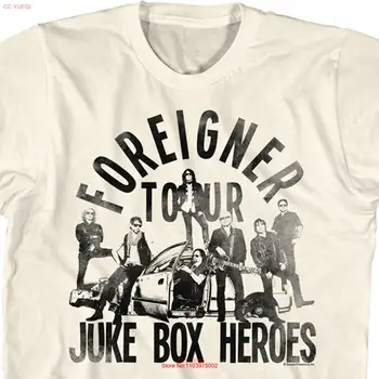 Juke Box Heroes 내추럴 티셔츠, 긴 소매 또는 반팔