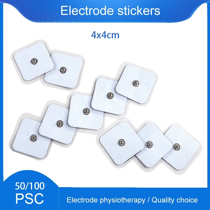 

50/100Pcs Electrode Pads for Tens Acupuncture Physiotherapy Machine Ems Nerve Muscle Stimulator Therapy Body Massager