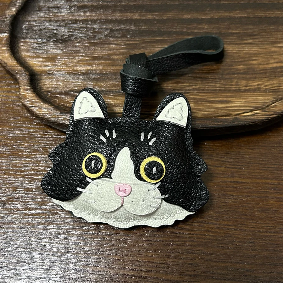 

Soft Leather Ragdoll Cat Doll Keychain Pendant Hanging Bag Accessories Decoration Couple Doll Cute Gift Holiday Bag Pendant
