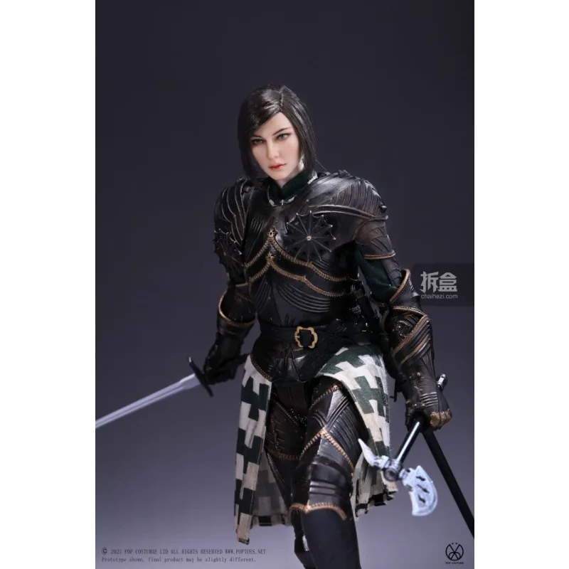 Spot poptoys original europa crônicas cavaleiros góticos soldados femininos antigos cavalos de guerra 1/6 boneca móvel soldado modelo presente