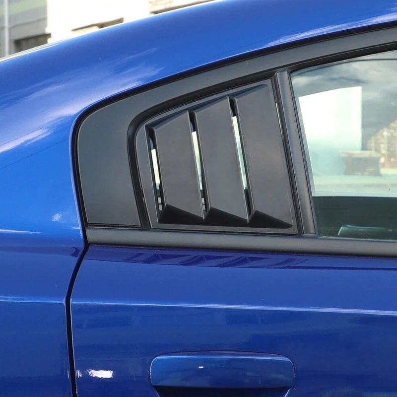D5BE ABS Material Side Window Louvers Ventilated Side Covers for Post 2011 Car Models Boosts Appearance & Functionality